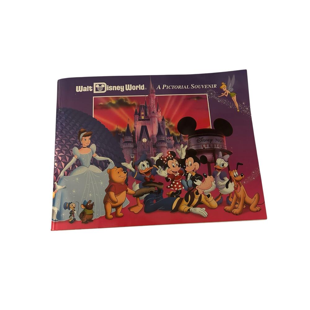 1990s Walt Disney World Pictorial Souvenir Book – Vintage Disney Memorabilia
